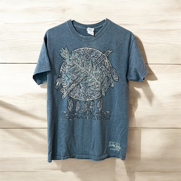 Men's Oklahoma doin fine by okies for okies heartland style tee shirt. Size M - Picture 1 of 5